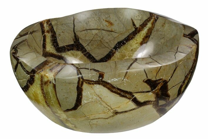 Polished Septarian Bowl - Madagascar #120228